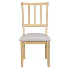 Ensemble de salle à manger 5 pièces « Charme rustique », comprenant une table ronde, 3 chaises rembourrées et un banc incurvé, pour salle à manger ou cuisine