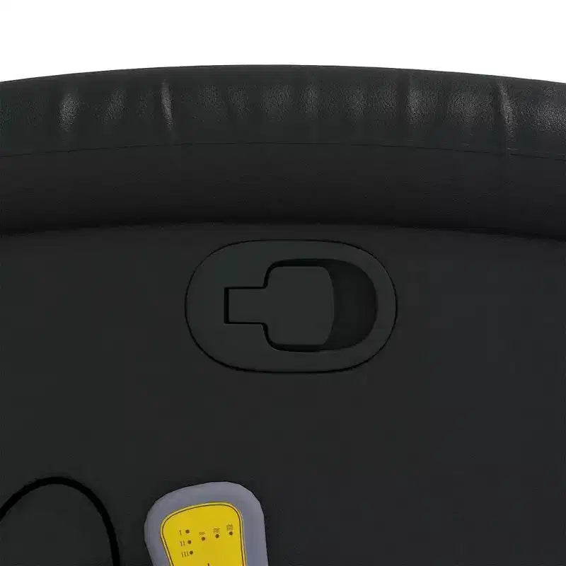 Fauteuil de massage inclinable noir - Dossier et repose-pieds réglables pour une relaxation optimale