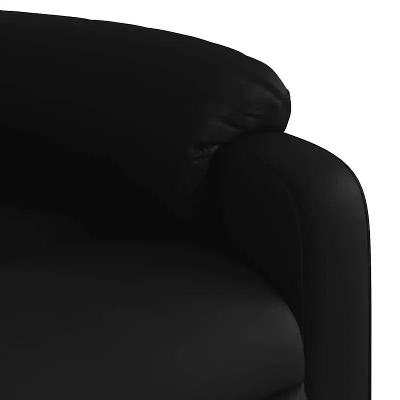 Fauteuil Inclinable de Massage Simili Cuir Noir, Métal, Contreplaqué, Individuel