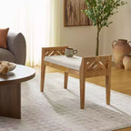 Banc en bois - Beige/Naturel