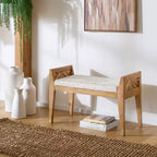 Banc en bois - Beige/Naturel