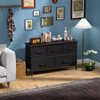Commode en tissu 5/8/9 tiroirs, Grand meuble de rangement pour chambre à coucher, salon