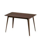 Ensemble de salle à manger 5 pièces style Mid-Century Modern avec 4 chaises rembourrées