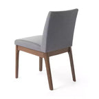 Ensemble de salle à manger 5 pièces style Mid-Century Modern avec 4 chaises rembourrées