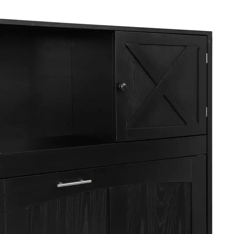 Lit escamotable grand format avec armoires de rangement