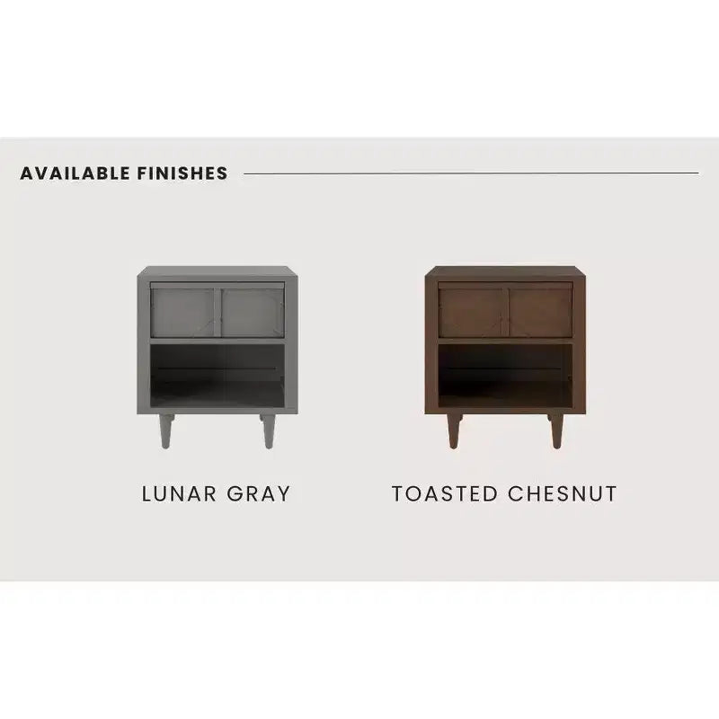 Table de chevet à 1 tiroir pour chambre de bébé ou d'enfant, grand tiroir de rangement, fabriquée en pin robuste, finition non toxique et sans danger pour les bébés