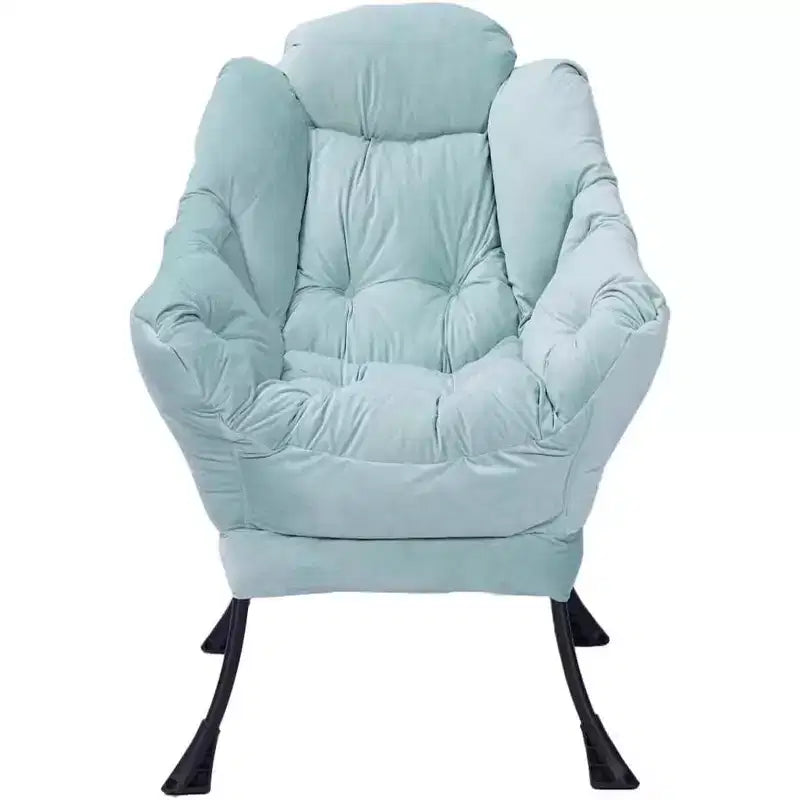 Fauteuil inclinable avec ottoman, fauteuil de salon moderne avec repose-pieds, accoudoirs, poche latérale pour le salon, la chambre, le dortoir ou le bureau