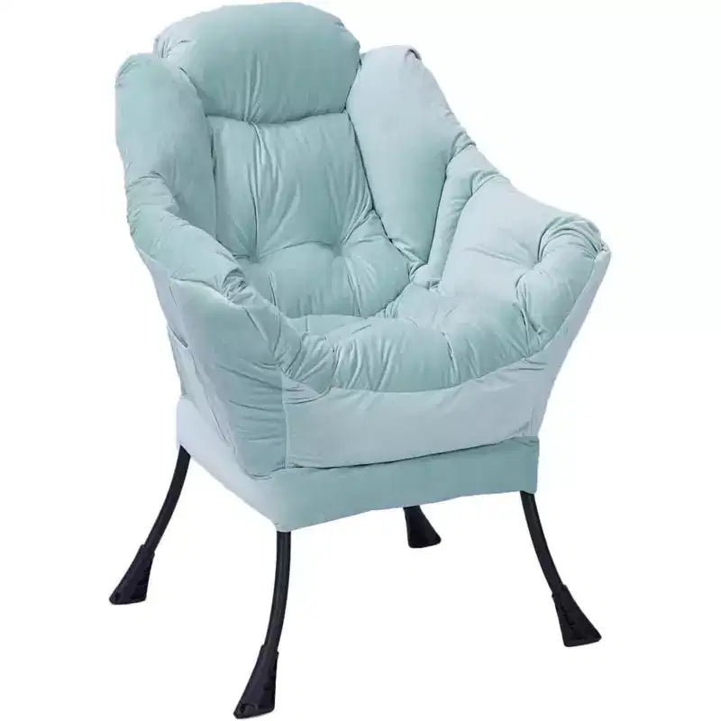 Fauteuil inclinable avec ottoman, fauteuil de salon moderne avec repose-pieds, accoudoirs, poche latérale pour le salon, la chambre, le dortoir ou le bureau