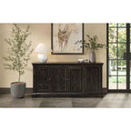 Meuble TV traditionnel 178 cm : Style Manoir Anglais, Aucun assemblage requis