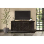 Meuble TV traditionnel 178 cm : Style Manoir Anglais, Aucun assemblage requis