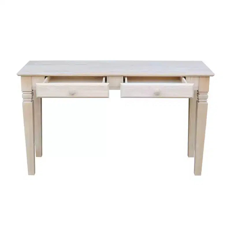 Console avec 2 tiroirs non peinte