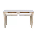 Console avec 2 tiroirs non peinte