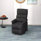 Fauteuil inclinable releveur électrique pour personnes âgées avec télécommande, revêtement en tissu lin