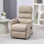 Fauteuil inclinable releveur électrique pour personnes âgées avec télécommande, revêtement en tissu lin