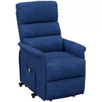 Fauteuil inclinable releveur électrique pour personnes âgées avec télécommande, revêtement en tissu lin