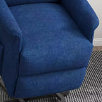 Fauteuil inclinable releveur électrique pour personnes âgées avec télécommande, revêtement en tissu lin