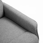 Fauteuil inclinable releveur électrique pour personnes âgées avec télécommande, revêtement en tissu lin