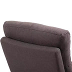Fauteuil inclinable releveur électrique pour personnes âgées avec télécommande, revêtement en tissu lin