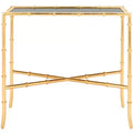 Chandler Accent Table - FOX2513 - Gold/Glass - Safavieh Couture