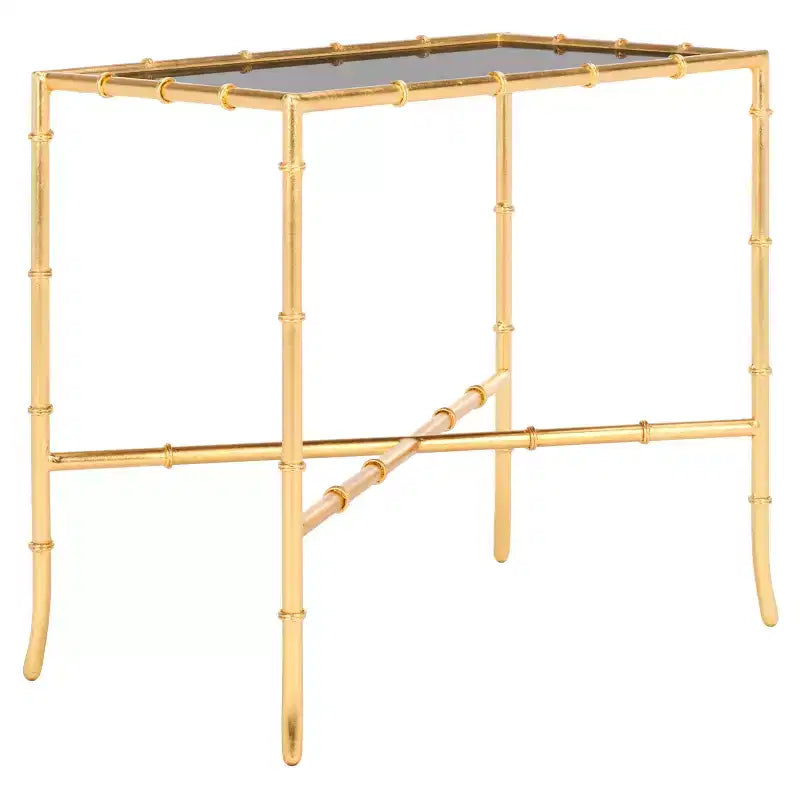 Table d'appoint - Or/Verre