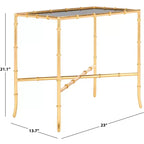 Table d'appoint - Or/Verre